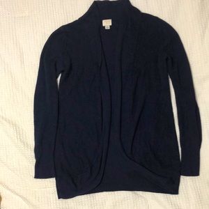A new day womens cardigan navy blue sz small